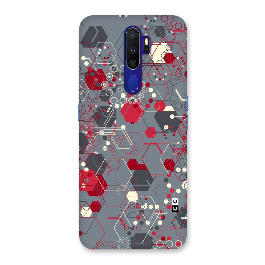 Hexagons Pattern Back Case for Oppo A9 (2020)