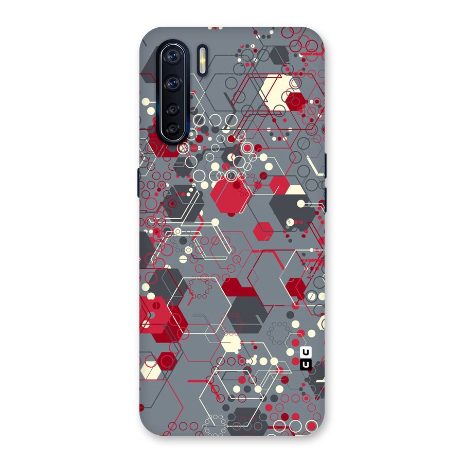 Hexagons Pattern Back Case for Oppo F15