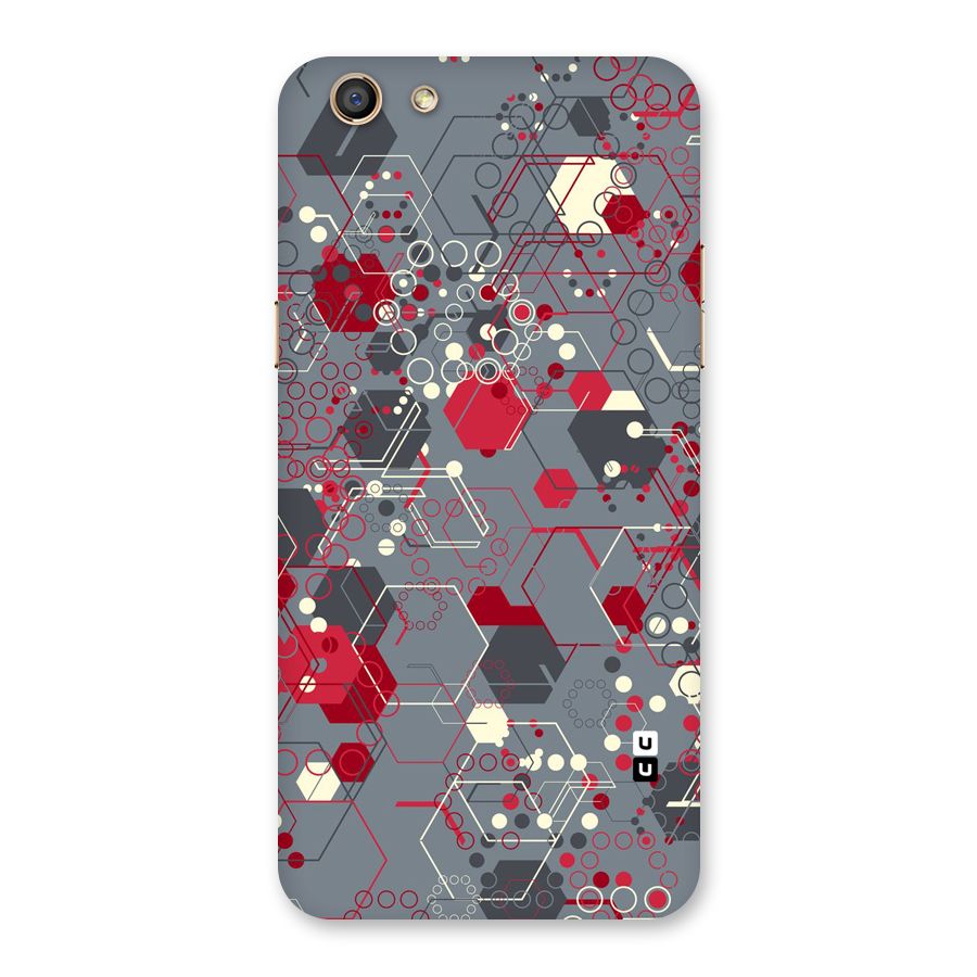 Hexagons Pattern Back Case for Oppo F3