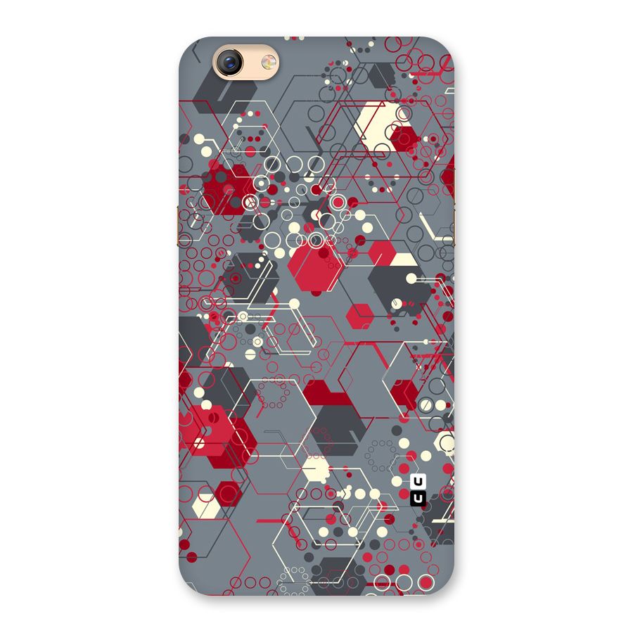 Hexagons Pattern Back Case for Oppo F3 Plus