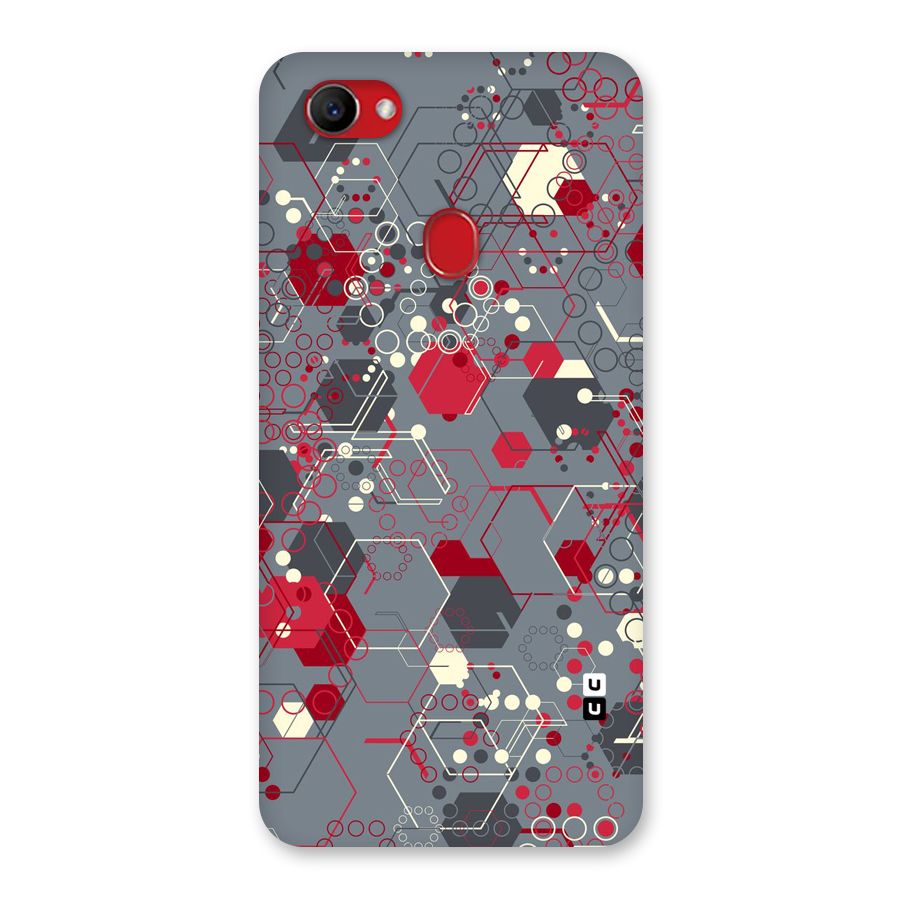 Hexagons Pattern Back Case for Oppo F7