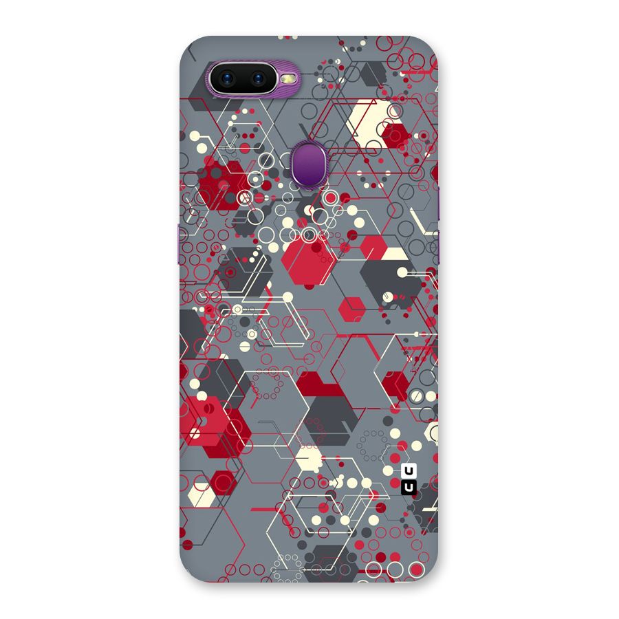 Hexagons Pattern Back Case for Oppo F9