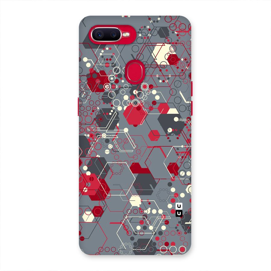 Hexagons Pattern Back Case for Oppo F9 Pro