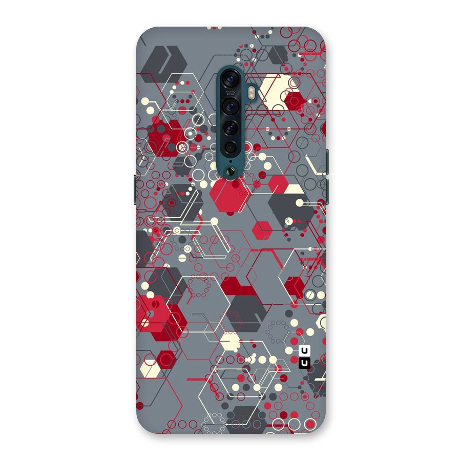 Hexagons Pattern Back Case for Oppo Reno2
