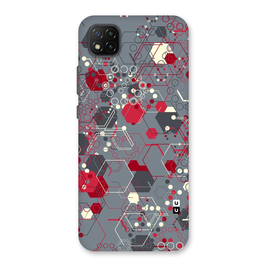 Hexagons Pattern Back Case for Poco C3