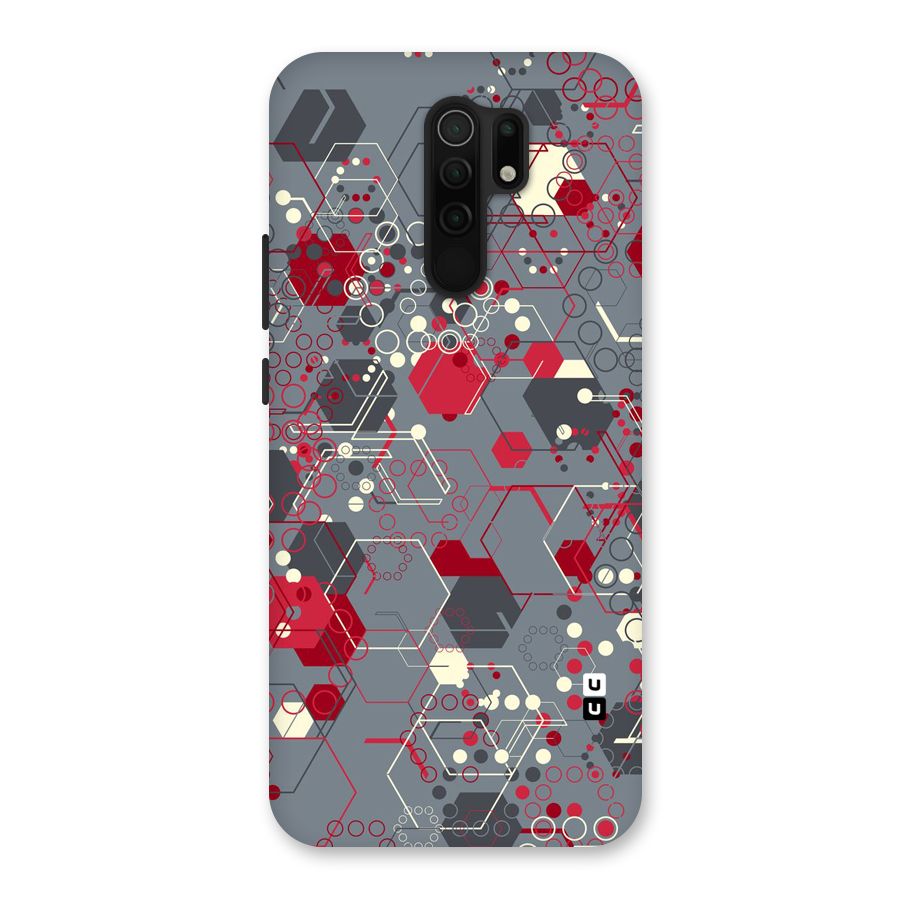 Hexagons Pattern Back Case for Poco M2