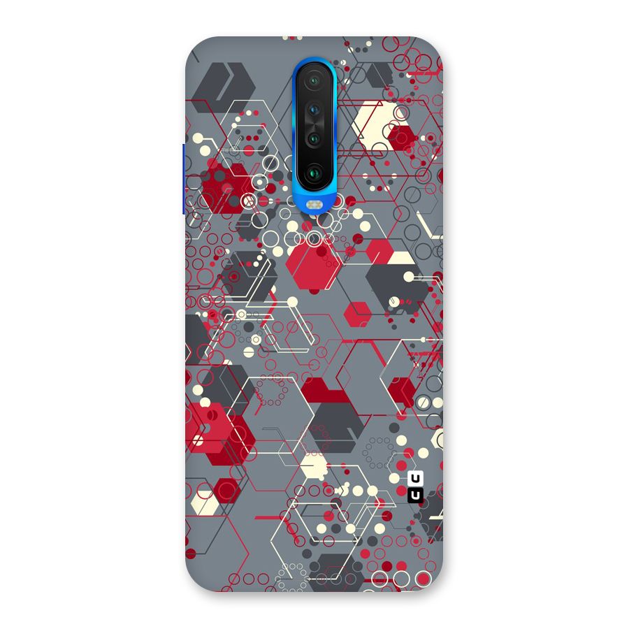 Hexagons Pattern Back Case for Poco X2