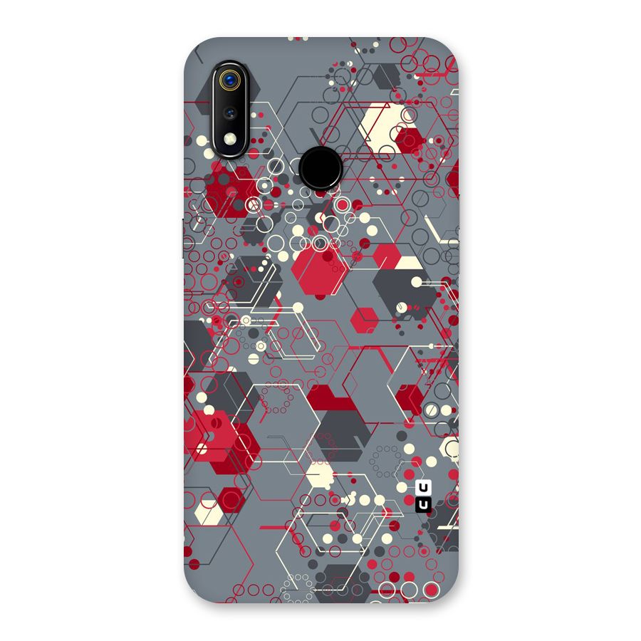 Hexagons Pattern Back Case for Realme 3