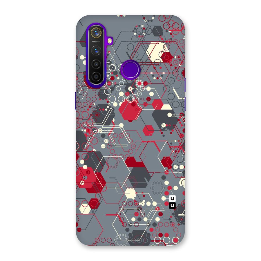 Hexagons Pattern Back Case for Realme 5 Pro
