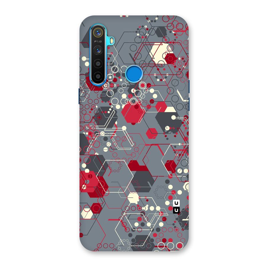 Hexagons Pattern Back Case for Realme 5s