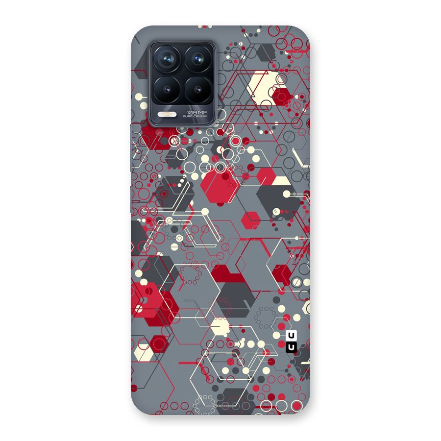 Hexagons Pattern Back Case for Realme 8 Pro