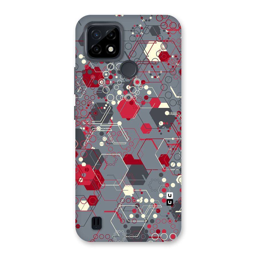 Hexagons Pattern Back Case for Realme C21
