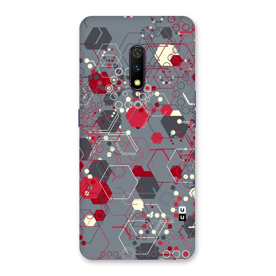 Hexagons Pattern Back Case for Realme X