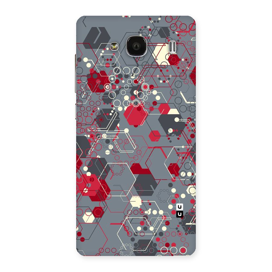 Hexagons Pattern Back Case for Redmi 2 Prime