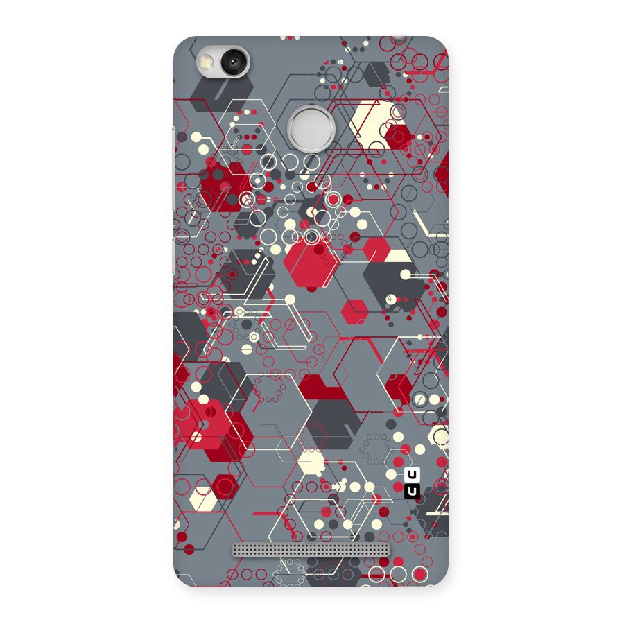 Hexagons Pattern Back Case for Redmi 3S Prime