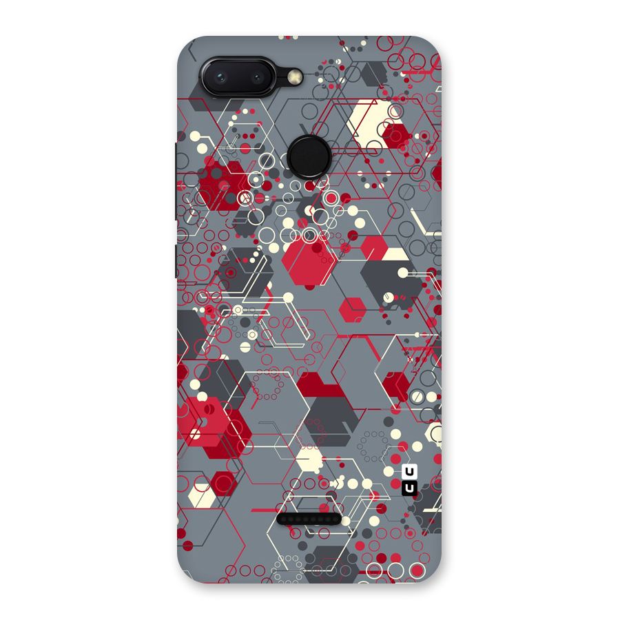 Hexagons Pattern Back Case for Redmi 6