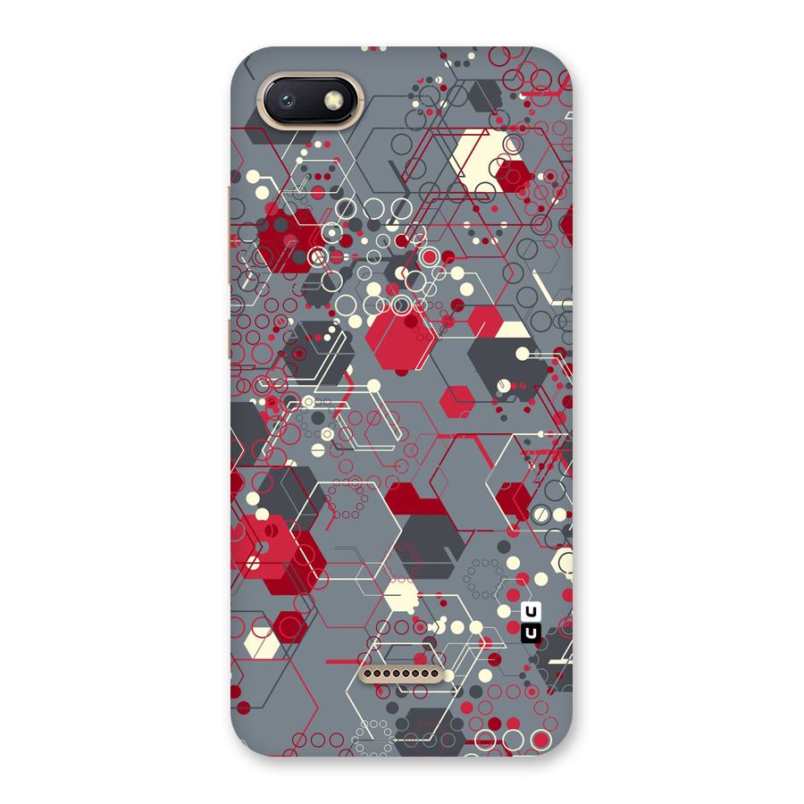 Hexagons Pattern Back Case for Redmi 6A