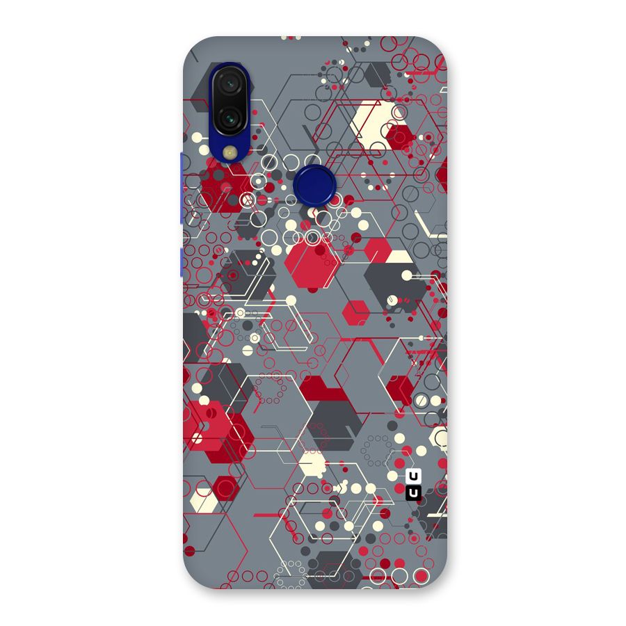 Hexagons Pattern Back Case for Redmi 7