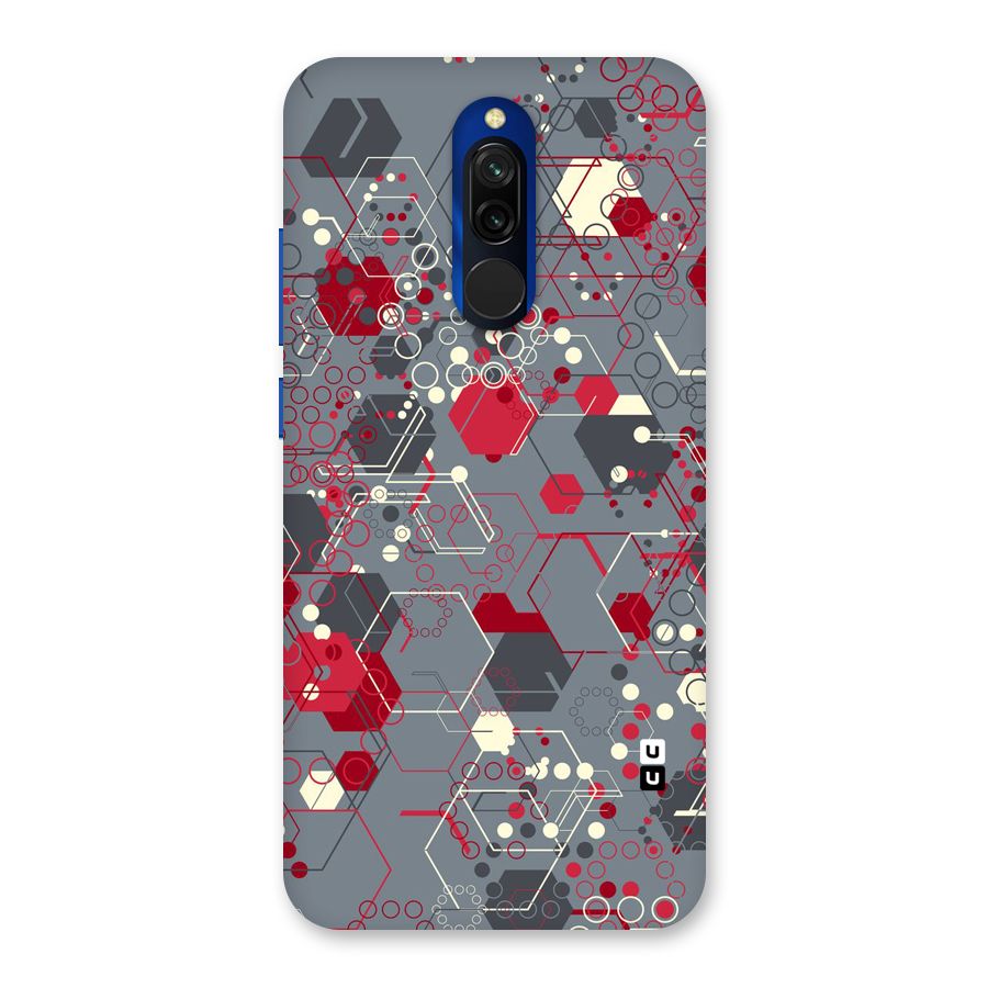 Hexagons Pattern Back Case for Redmi 8
