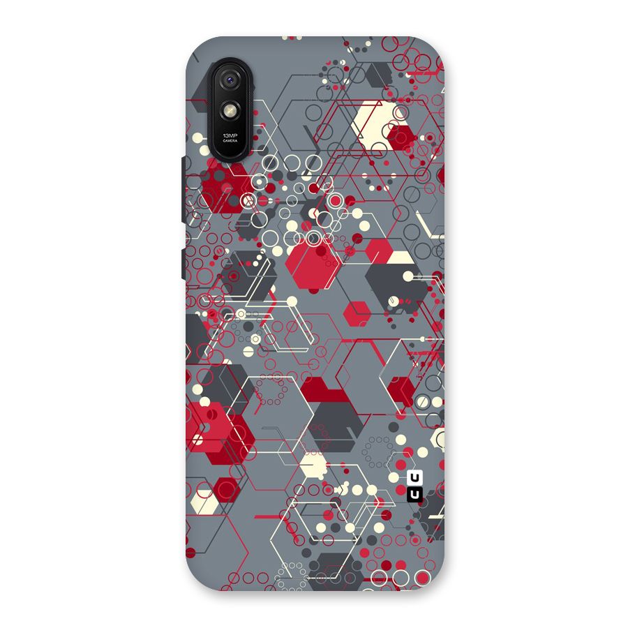 Hexagons Pattern Back Case for Redmi 9A