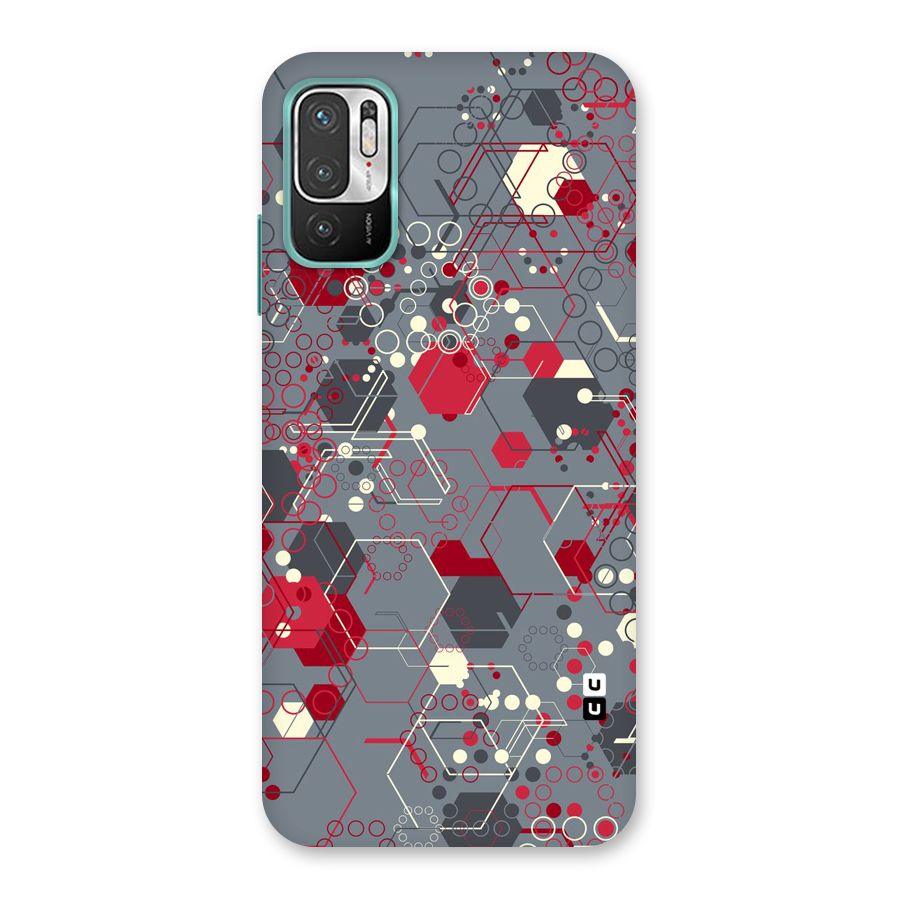 Hexagons Pattern Back Case for Redmi Note 10T 5G