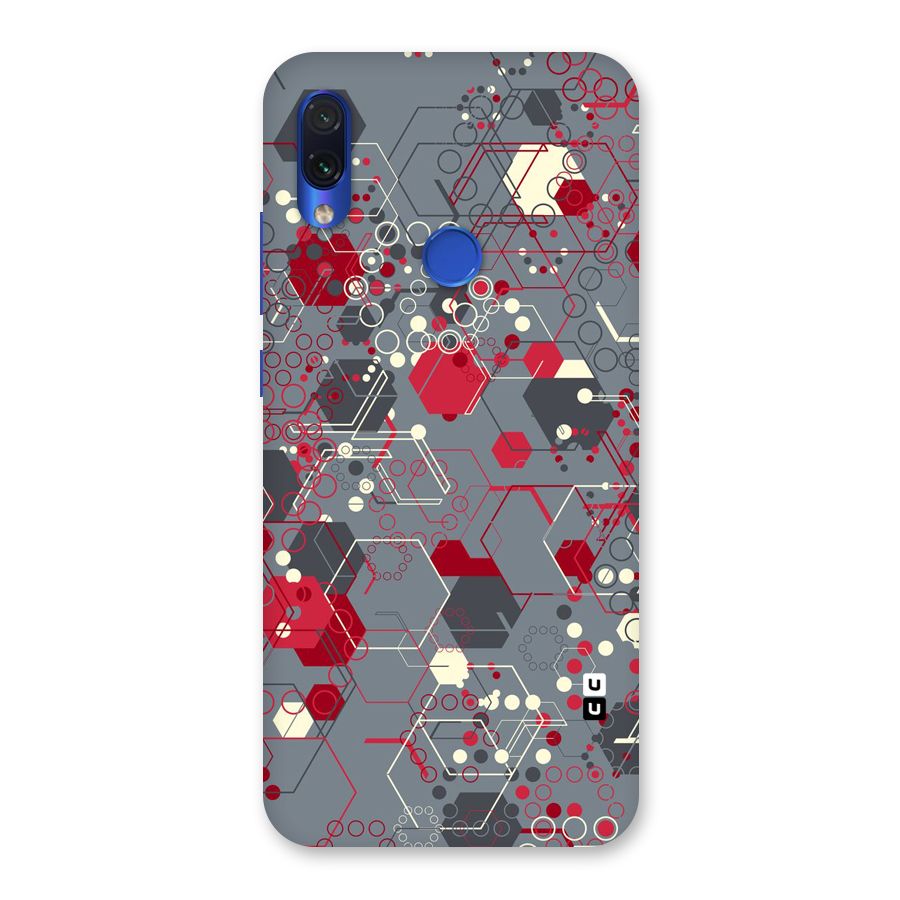 Hexagons Pattern Back Case for Redmi Note 7
