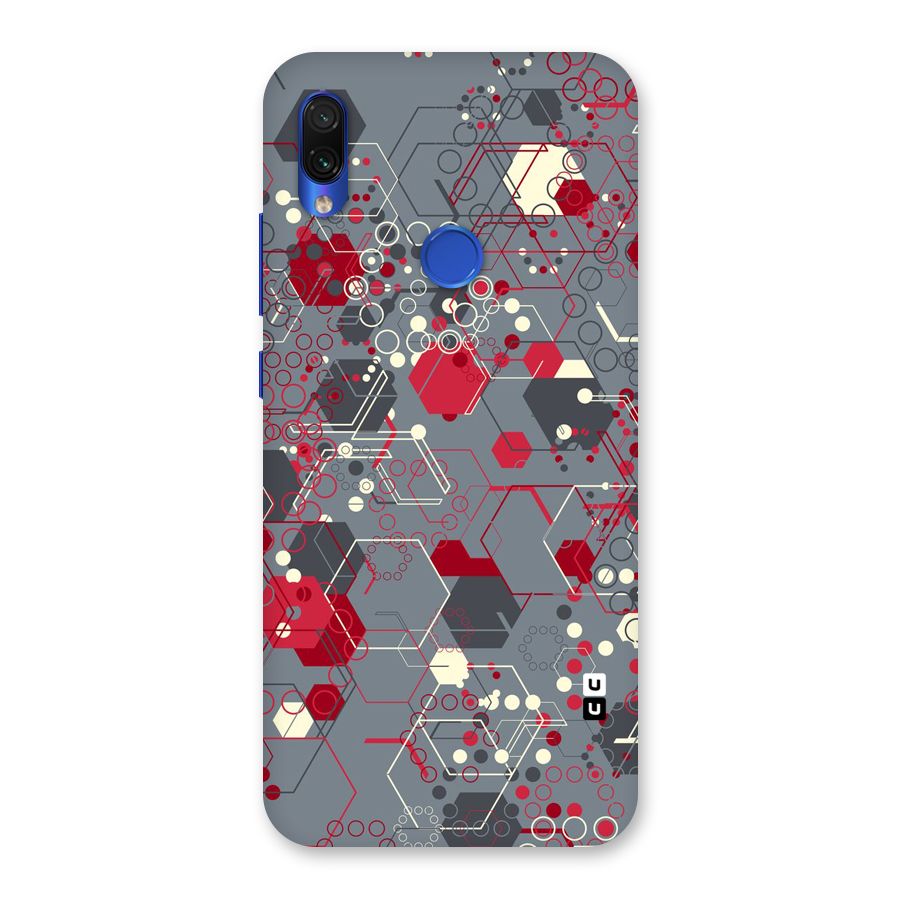 Hexagons Pattern Back Case for Redmi Note 7S