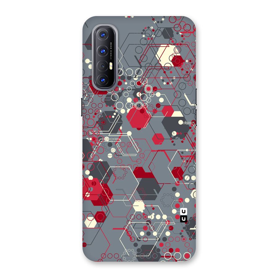 Hexagons Pattern Back Case for Reno3 Pro