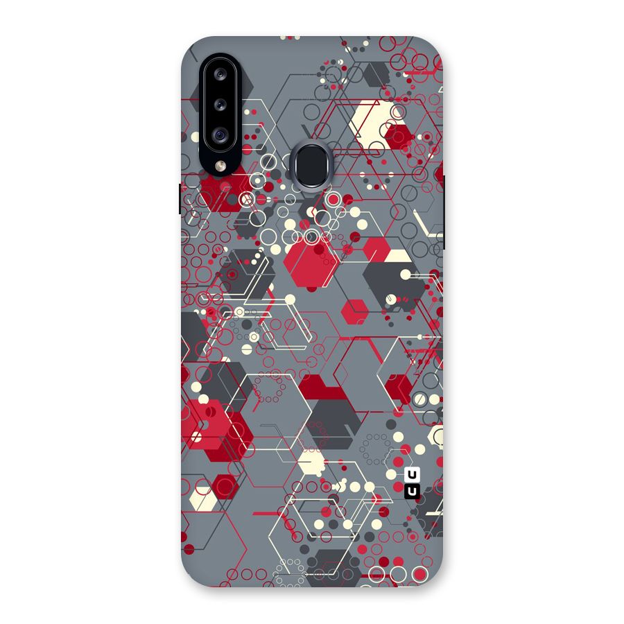 Hexagons Pattern Back Case for Samsung Galaxy A20s