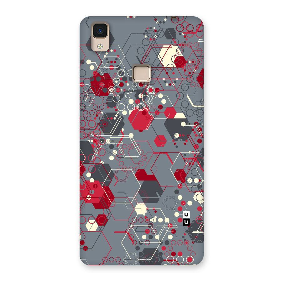 Hexagons Pattern Back Case for V3 Max