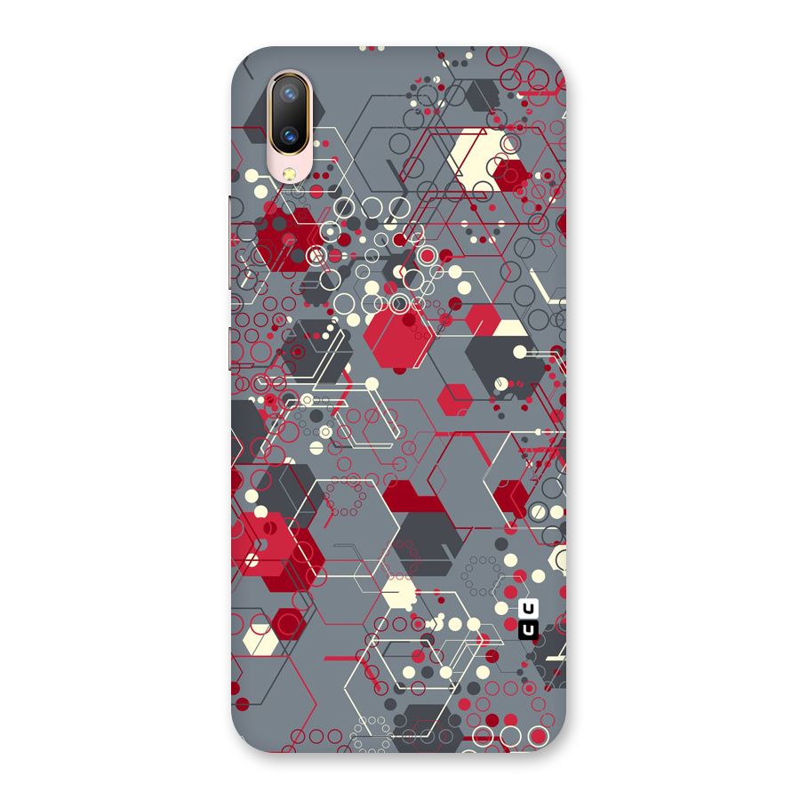 Hexagons Pattern Back Case for Vivo V11 Pro