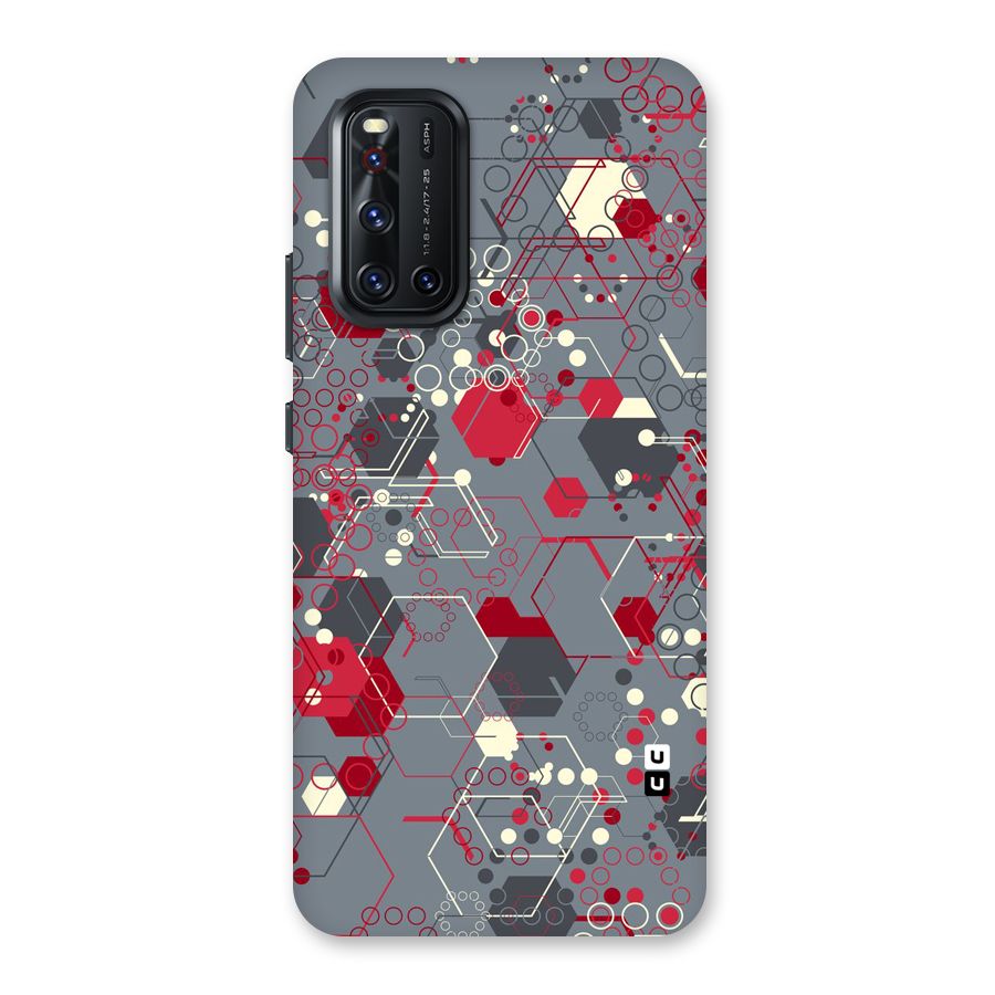 Hexagons Pattern Back Case for Vivo V19