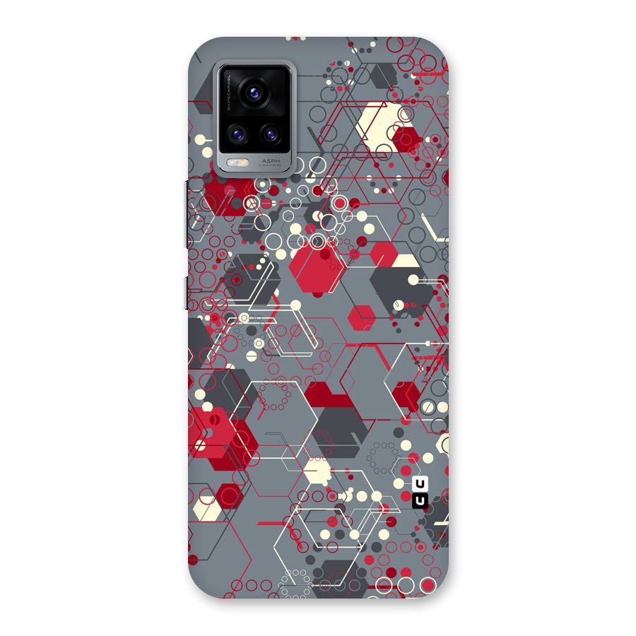 Hexagons Pattern Back Case for Vivo V20