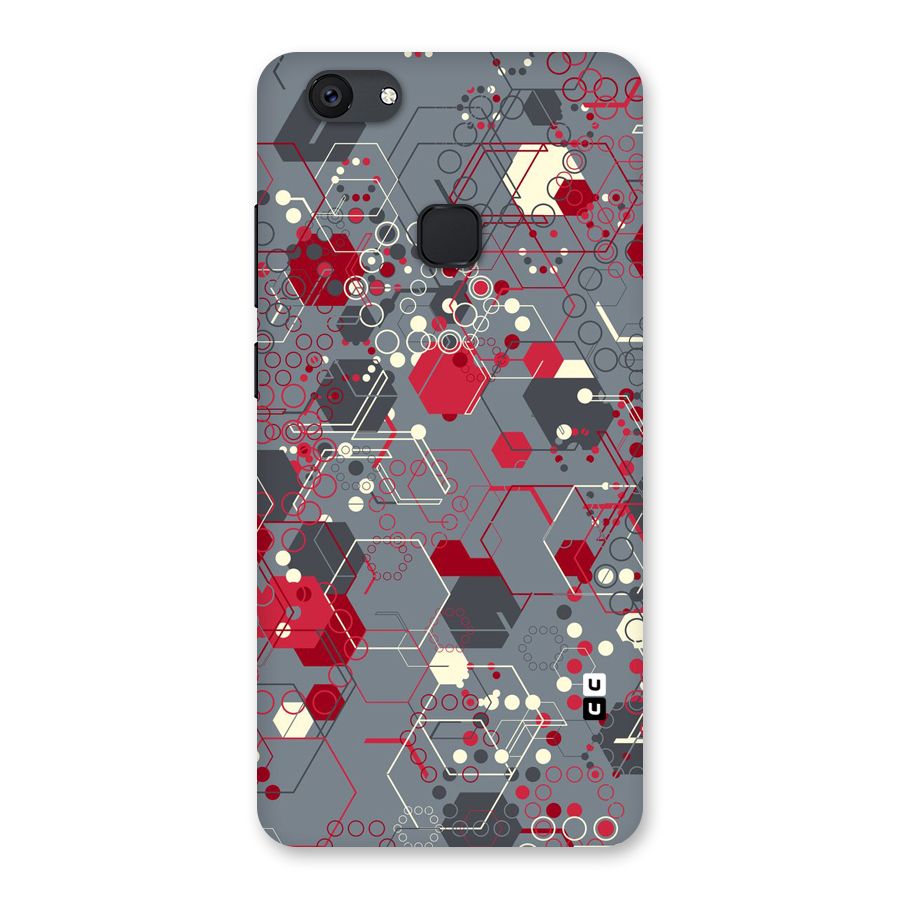 Hexagons Pattern Back Case for Vivo V7 Plus