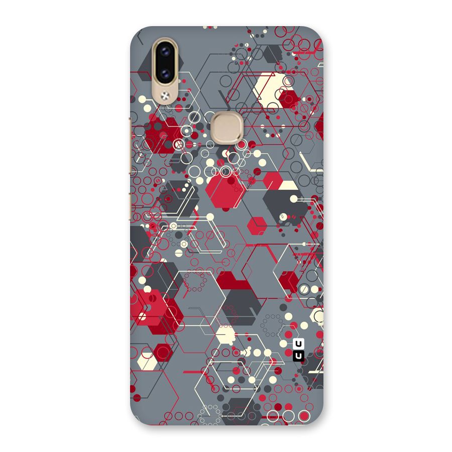 Hexagons Pattern Back Case for Vivo V9 Youth