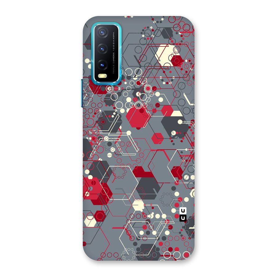 Hexagons Pattern Back Case for Vivo Y20G
