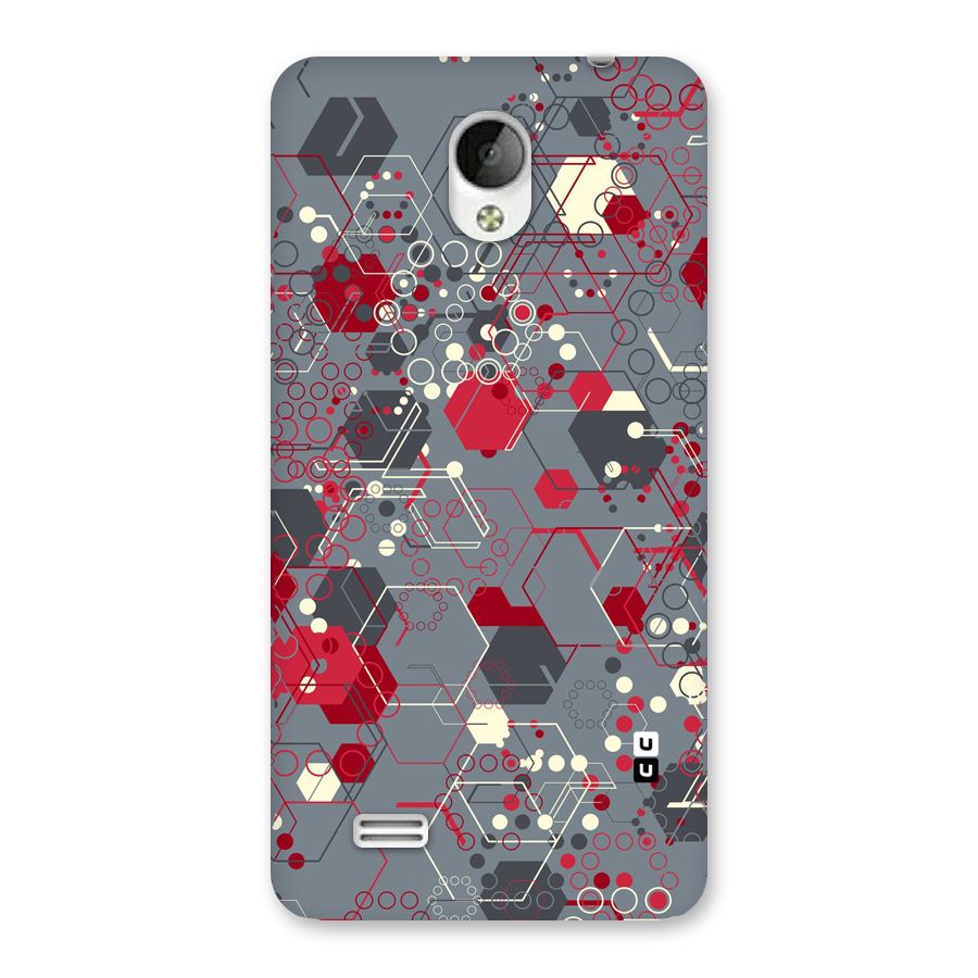Hexagons Pattern Back Case for Vivo Y21