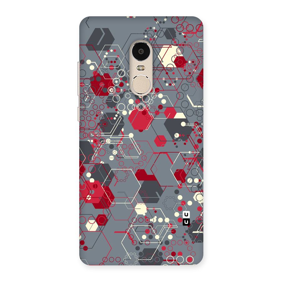 Hexagons Pattern Back Case for Xiaomi Redmi Note 4