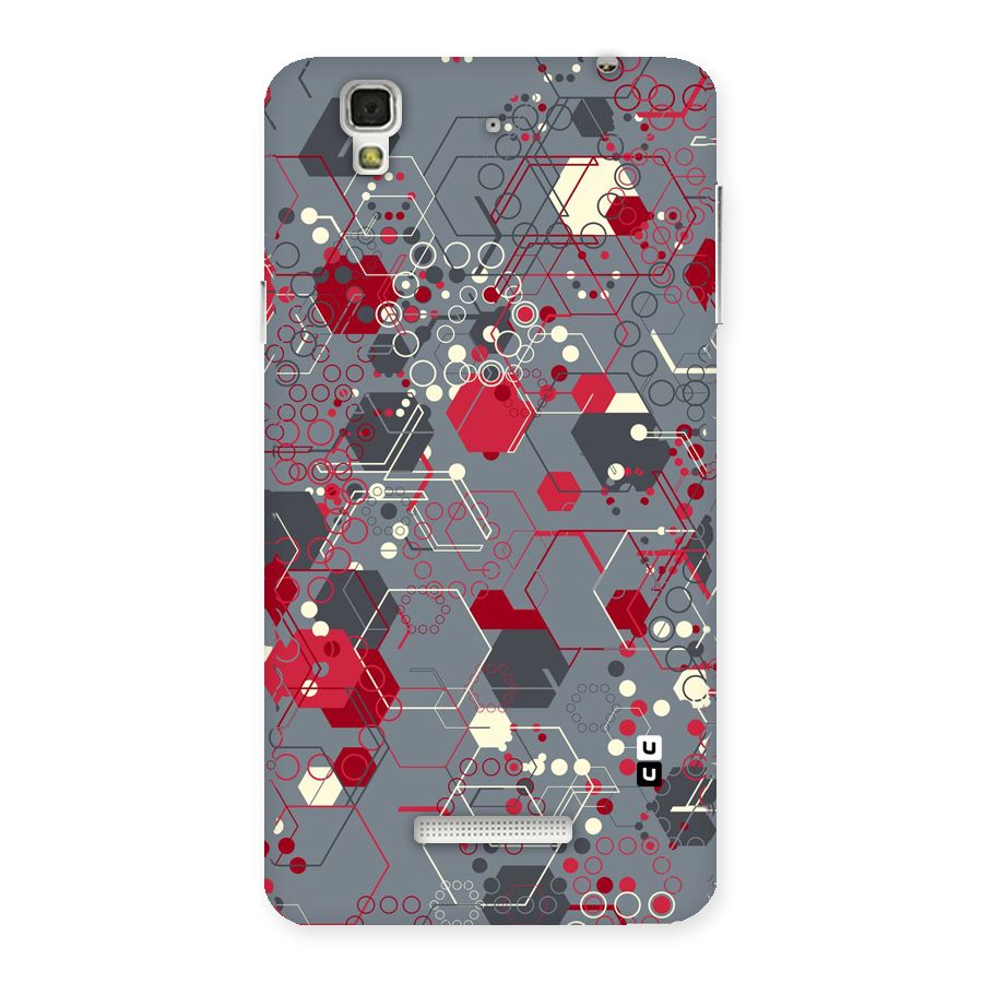 Hexagons Pattern Back Case for Yu Yureka
