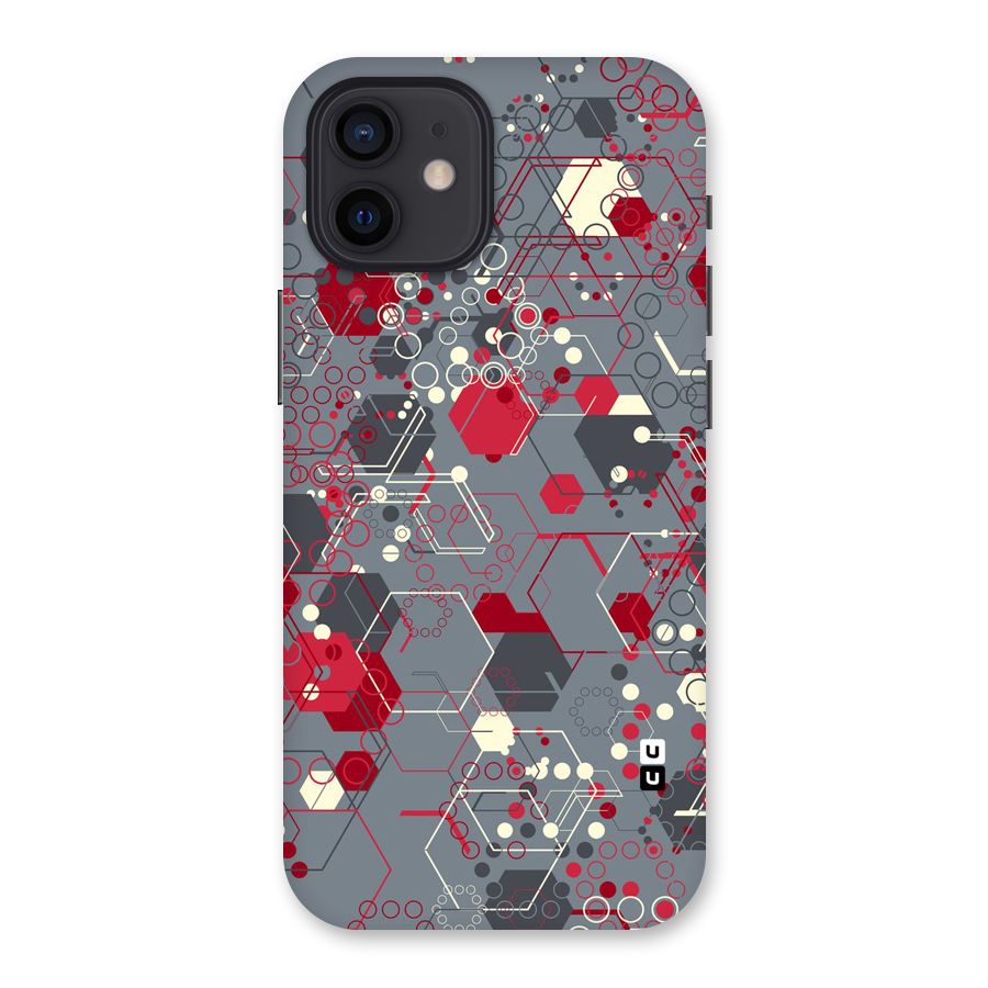Hexagons Pattern Back Case for iPhone 12