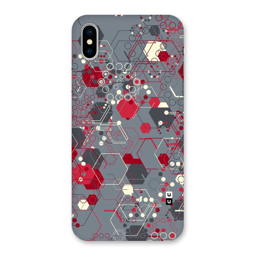 Hexagons Pattern Back Case for iPhone X