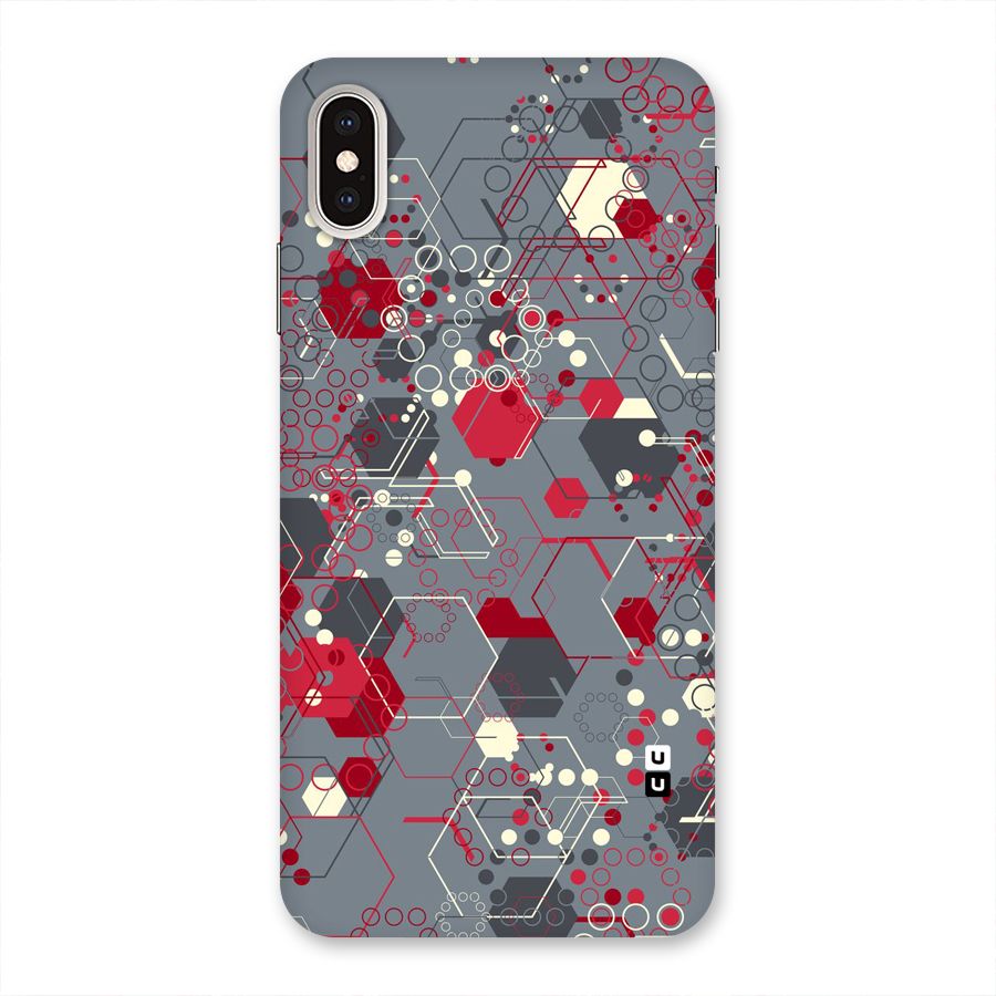 Hexagons Pattern Back Case for iPhone XS Max