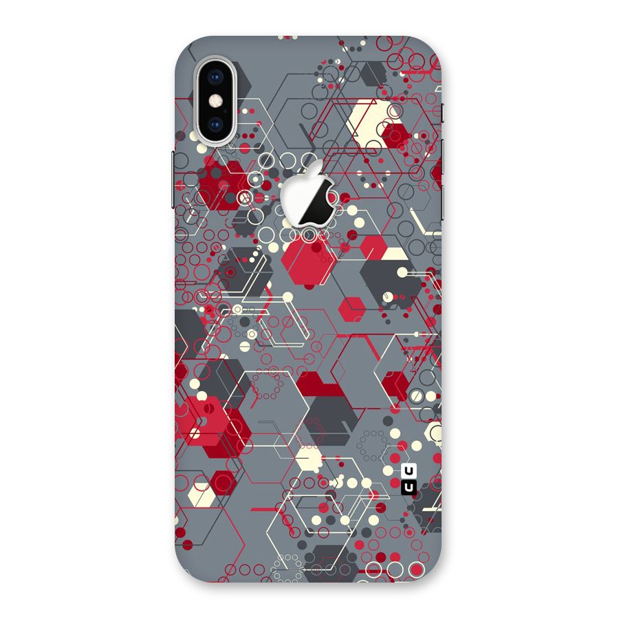 Hexagons Pattern Back Case for iPhone XS Max Apple Cut