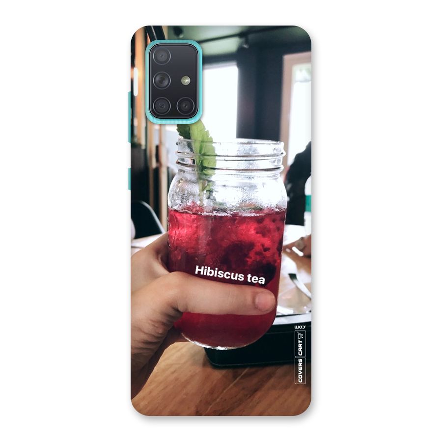 Hibiscus Tea Back Case for Galaxy A71
