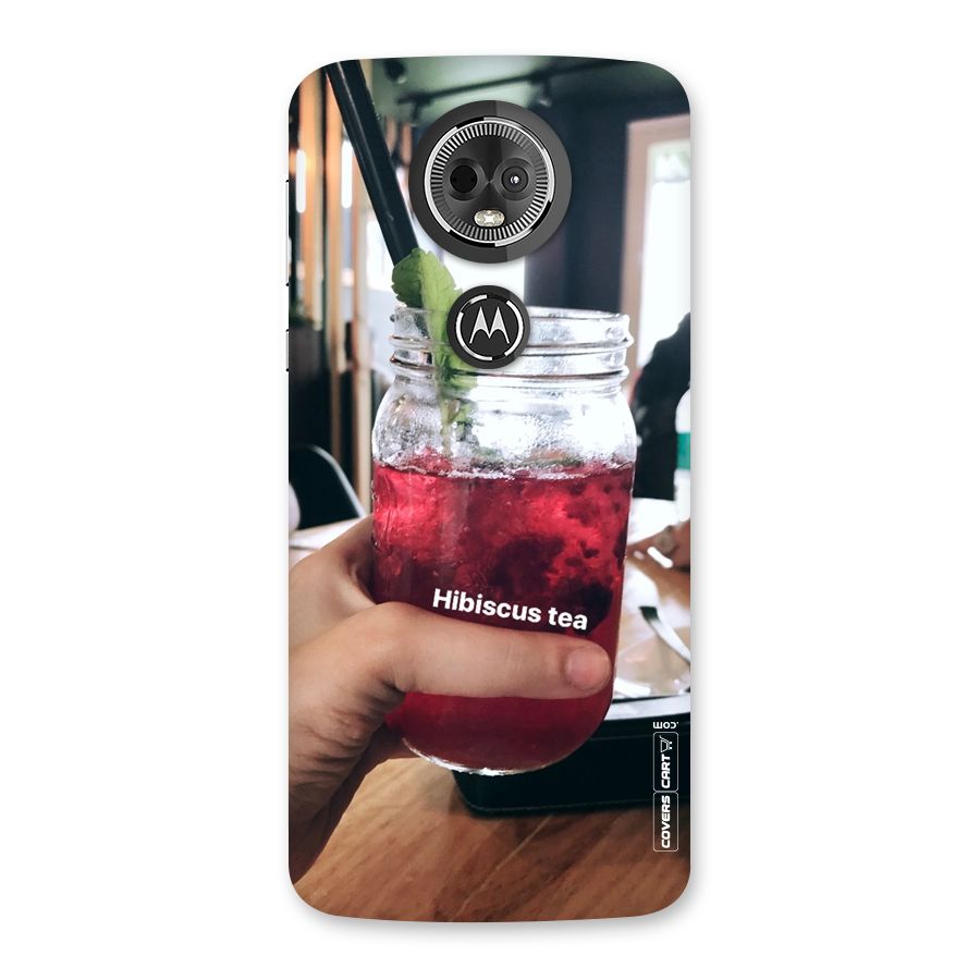 Hibiscus Tea Back Case for Moto E5 Plus