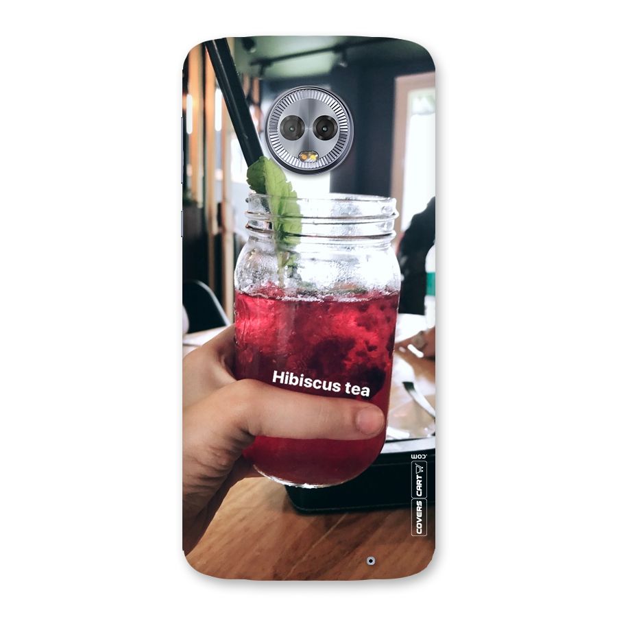 Hibiscus Tea Back Case for Moto G6 Plus