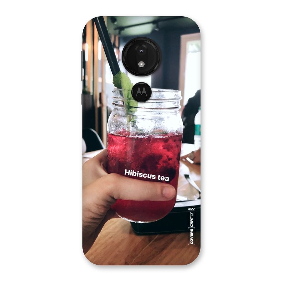 Hibiscus Tea Back Case for Moto G7 Power