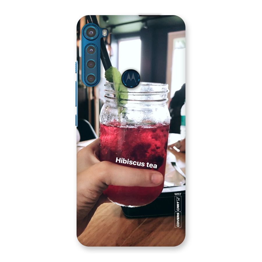 Hibiscus Tea Back Case for Motorola One Fusion Plus
