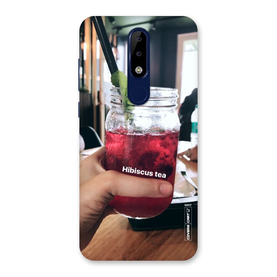 Hibiscus Tea Back Case for Nokia 5.1 Plus