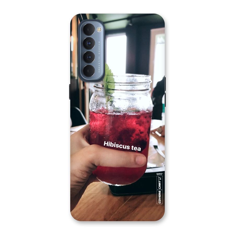 Hibiscus Tea Back Case for Reno4 Pro